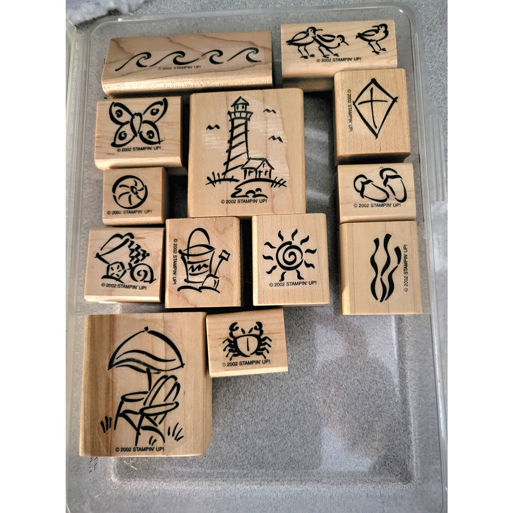 stampin Up On the Beach and Simply Summer .2 sets.